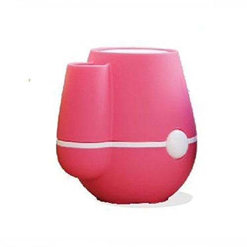 BuyHere USB Powered Vase-shape Humidifier, Rose Red