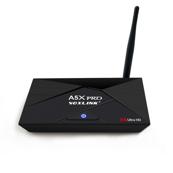 Voxlink A5x Pro RK3328 Quad-Core 64bit Cortex-A53 TV Box 2G/16G 4K Android TV Box H.265/H.264 media Player UK