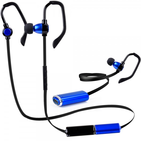 Replacement Battery Sport Wireless Bluetooth 4.1 Stereo Headset Headphone Earphone For iPhone/Samsung ,blue